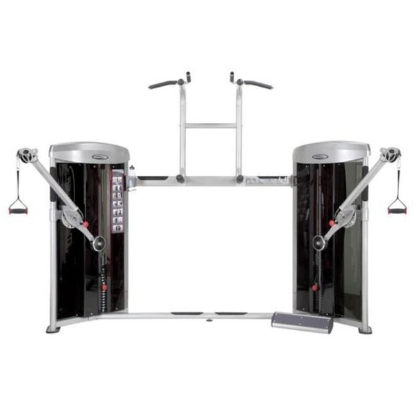 DUAL CABLE COLUMN AND CHIN UP / DIP MACHINE