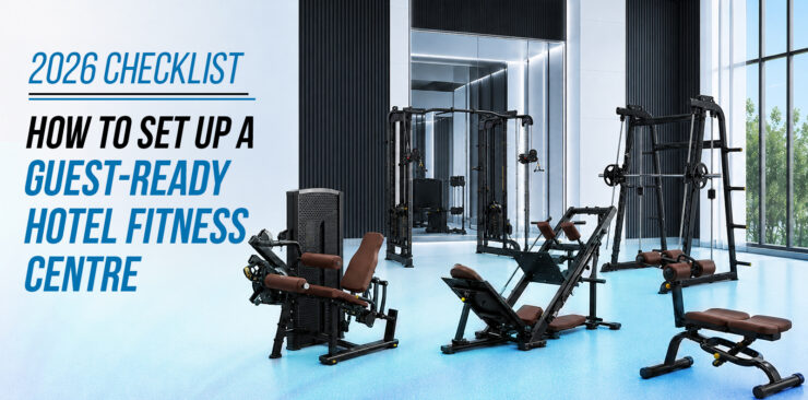 Hotel fitness center equipment setup by Fitness World